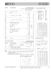 IXST15N120BD1 Datenblatt Seite 2