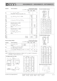 IXST30N60CD1 Datasheet Page 2