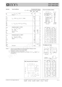 IXST45N120B數據表 頁面 2