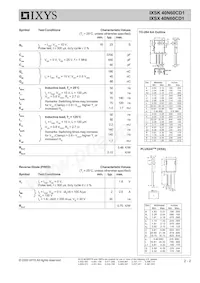 IXSX40N60CD1 Datasheet Page 2