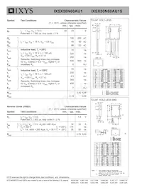 IXSX50N60AU1數據表 頁面 2