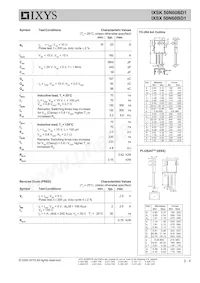 IXSX50N60BD1 Datasheet Page 2