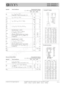 IXSX50N60BU1 Datasheet Page 2