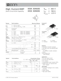 IXSX80N60B Datasheet Copertura