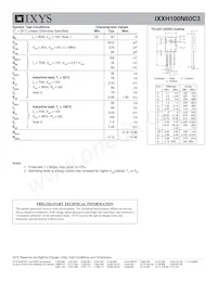 IXXH100N60C3 Datasheet Page 2