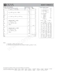 IXXH110N65C4 Datasheet Page 2