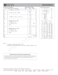 IXXH50N60C3 Datasheet Page 2