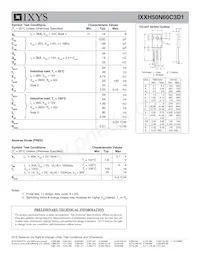 IXXH50N60C3D1數據表 頁面 2