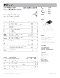 IXXH60N65B4H1 Datenblatt Cover