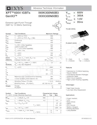 IXXK300N60B3 Datasheet Cover