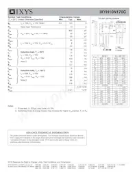 IXYH10N170C Datasheet Page 2