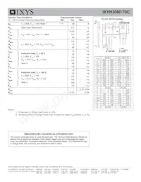 IXYH30N170C Datenblatt Seite 2
