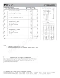 IXYH40N65C3 Datasheet Page 2