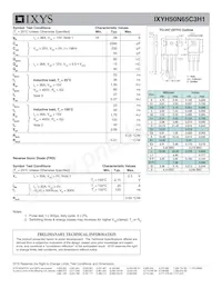 IXYH50N65C3H1 Datenblatt Seite 2
