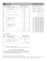 IXYN50N170CV1 Datasheet Page 2