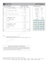 IXYP10N65C3 Datenblatt Seite 2
