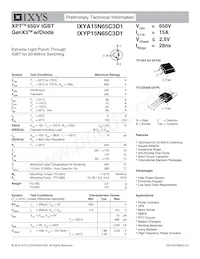 IXYP15N65C3D1 Datenblatt Cover