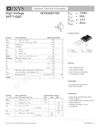 IXYX50N170C Datasheet Cover