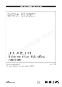 J112 Datasheet Cover