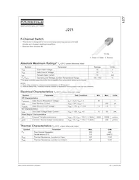 J271數據表 封面