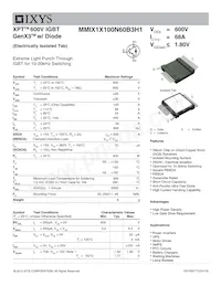 MMIX1X100N60B3H1 Datasheet Cover