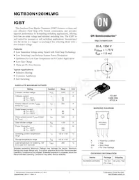 NGTB30N120IHLWG Datasheet Copertura