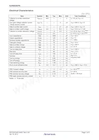 RJH60D5DPK-00#T0 Datasheet Page 2