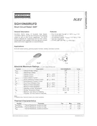 SGH10N60RUFDTU Datenblatt Cover