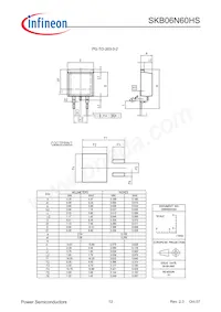 SKB06N60HSATMA1 Datasheet Page 12