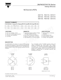 SST4119-T1-E3 Datasheet Cover