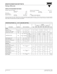 SST4416-T1-E3 Datasheet Pagina 2