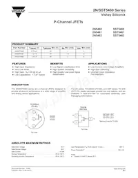 SST5462-T1-E3 Datasheet Cover