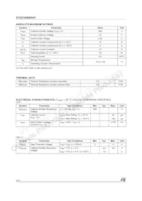 STGD3NB60HDT4 Datasheet Page 2