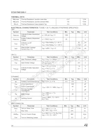 STGD7NB120S-1 Datasheet Pagina 2
