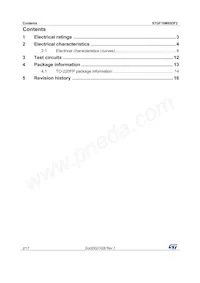 STGF10M65DF2 Datasheet Page 2