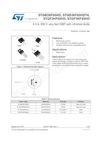 STGF3HF60HD Datasheet Cover