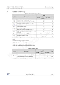 STGF3HF60HD Datasheet Page 3