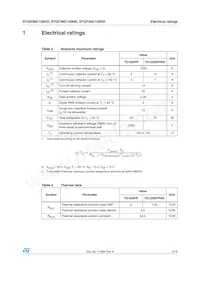 STGF3NC120HD Datasheet Page 3