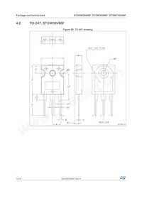 STGFW30V60F Datasheet Page 14