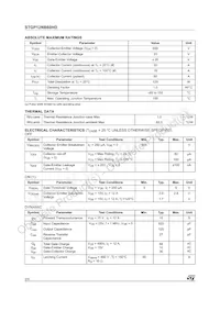 STGP12NB60HD Datasheet Page 2
