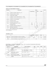 STGP3NB60F Datasheet Page 2
