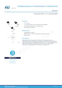 STGP6NC60H Datasheet Cover