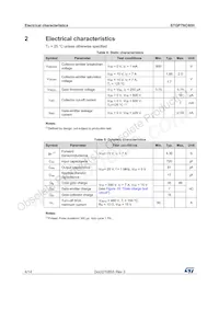 STGP7NC60H Datasheet Page 4