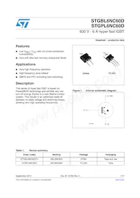 STGPL6NC60D Datasheet Cover