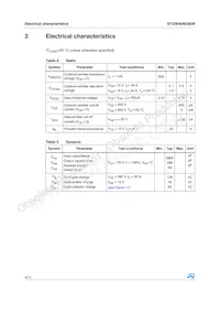 STGW40NC60W Datasheet Page 4