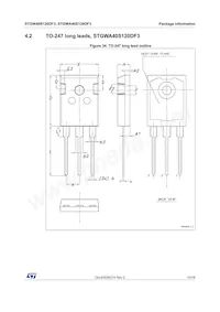 STGW40S120DF3 Datasheet Page 15