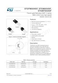 STGWT80V60F Datasheet Cover