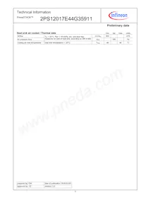 2PS12017E44G35911NOSA1 Datasheet Pagina 3