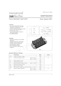 50MT060WH Datasheet Cover