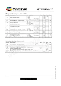 APT100GF60JU3 Datasheet Page 3